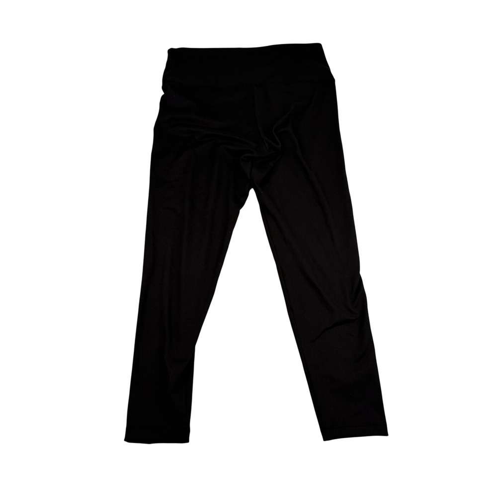 Felina Womens High Waisted Black Athletic Leggings C6355 Size Large - Picture 2 of 8